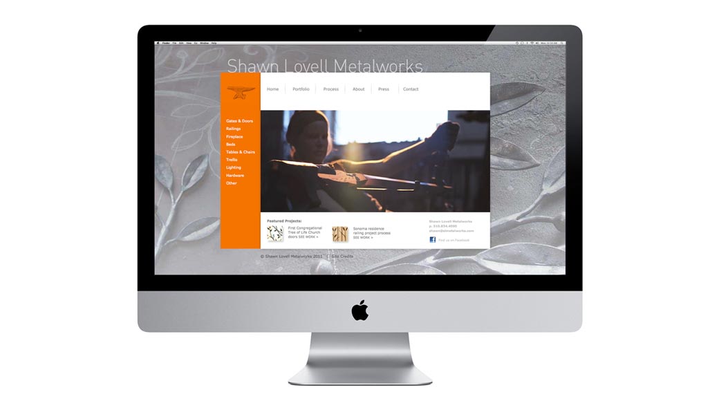 Shawn Lovell Metalworks Web